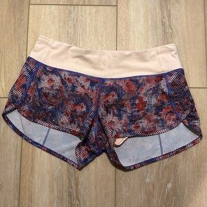 Lululemon speed shorts size 4